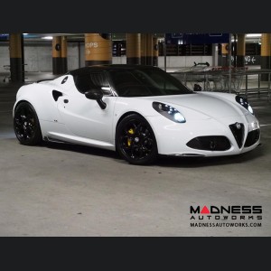 Alfa Romeo 4C Carbon Fiber Front Bumper Lip Trim Kit - Aggressive Design